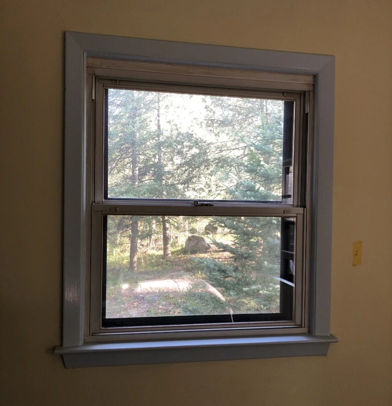 Aluminum double hungs are extremely cold in the winter